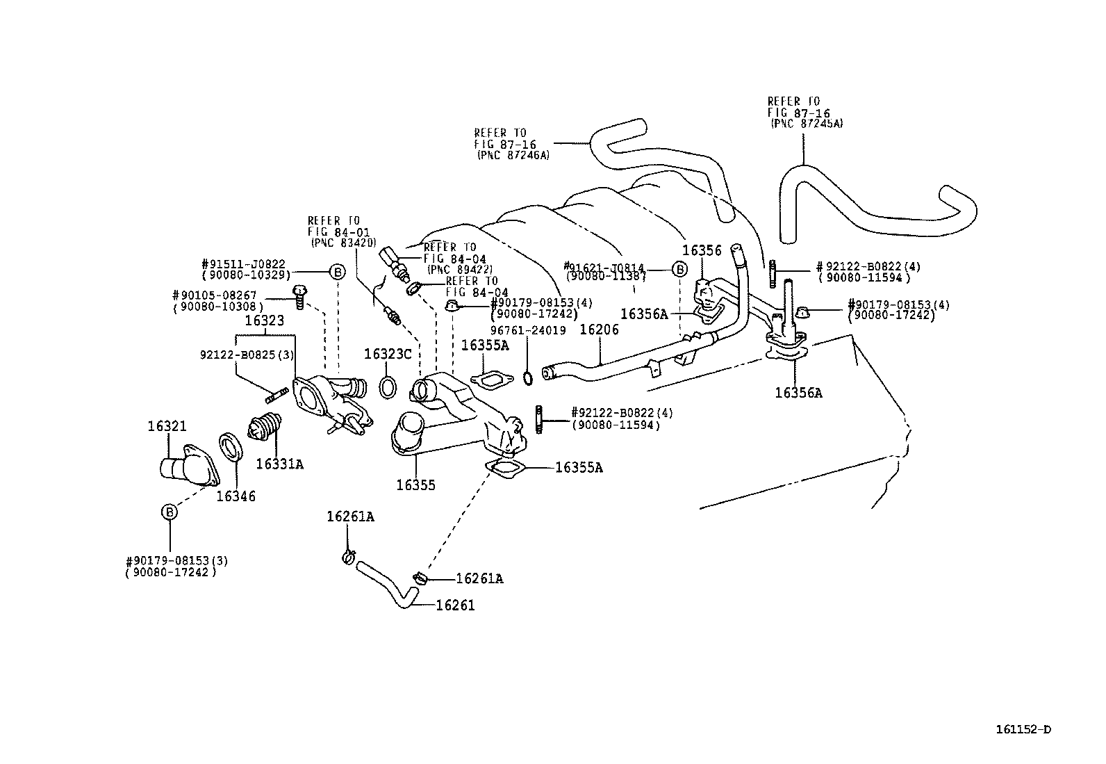 Exploded illustration 161152D