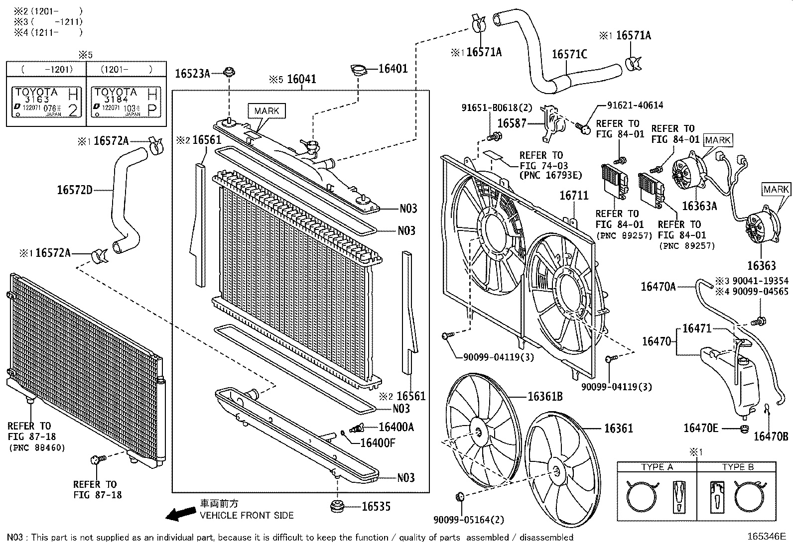 Exploded illustration 165346E