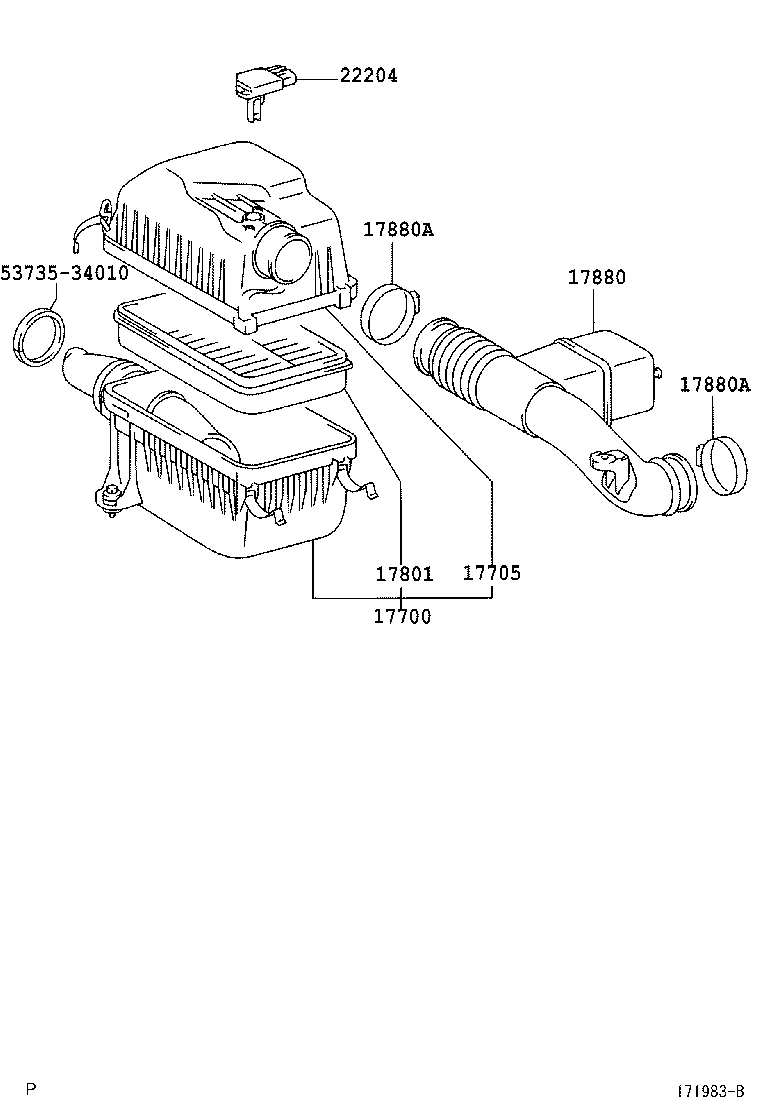 Exploded illustration 171983B