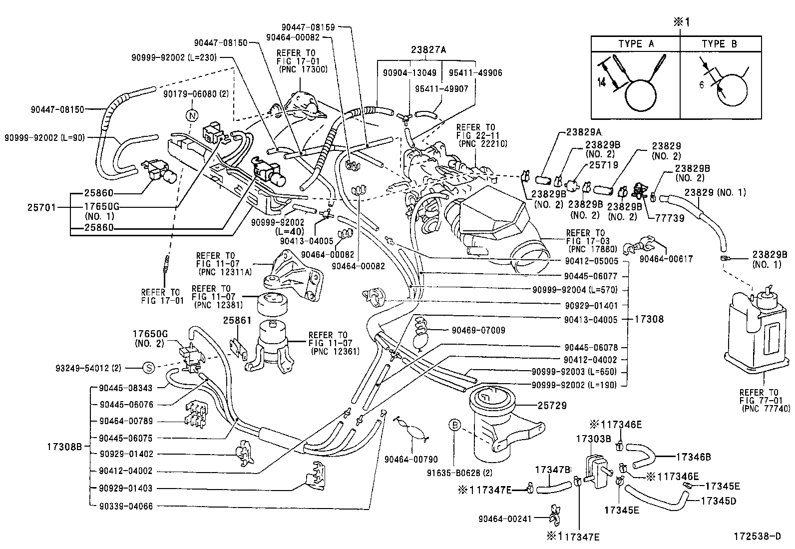 Exploded illustration 172538D
