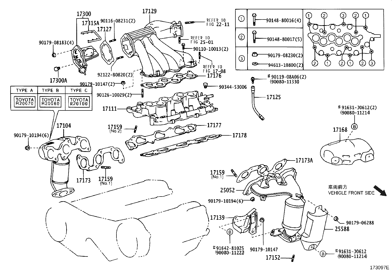 Exploded illustration 173097E