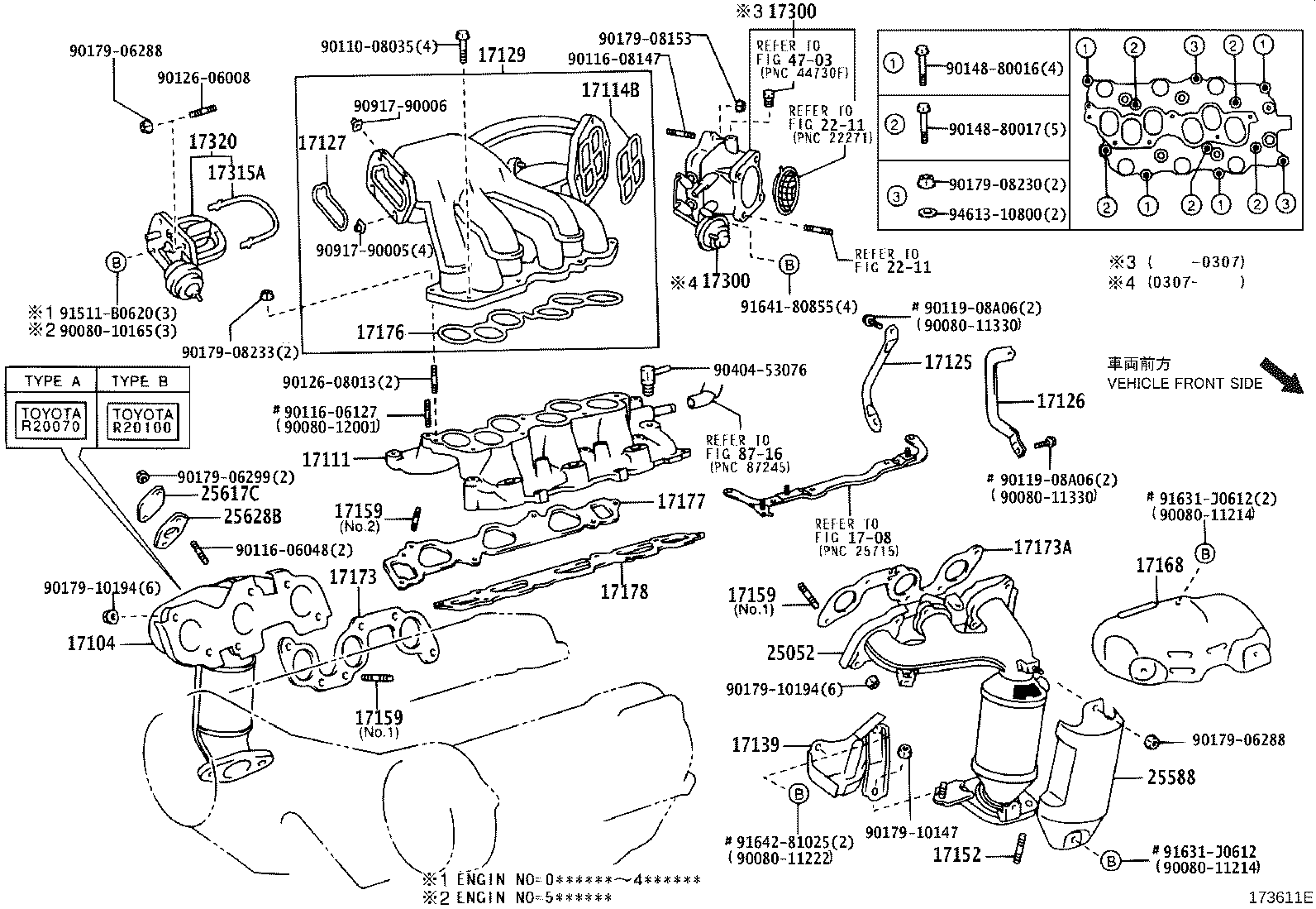 Exploded illustration 173611E