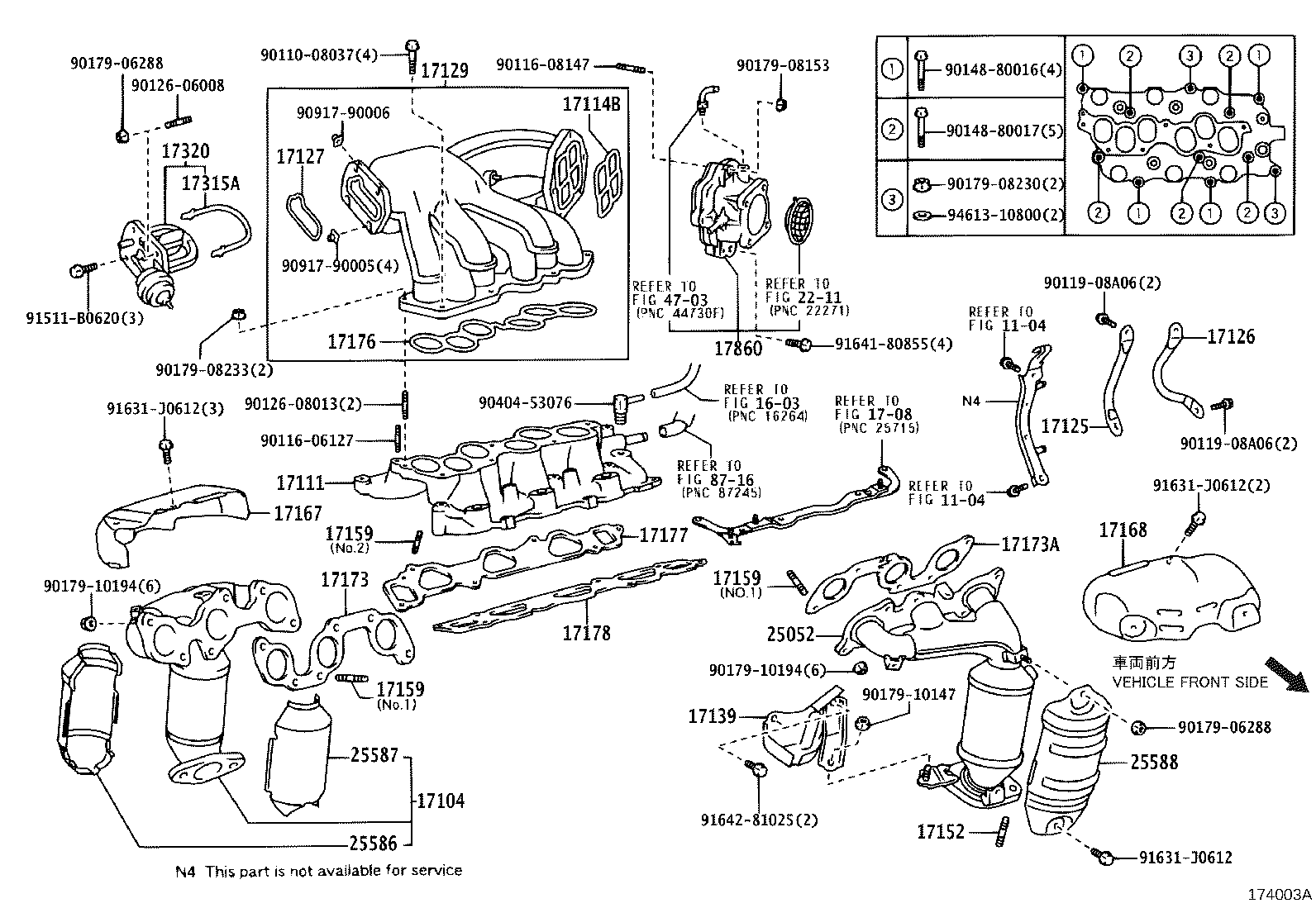 Exploded illustration 174003A