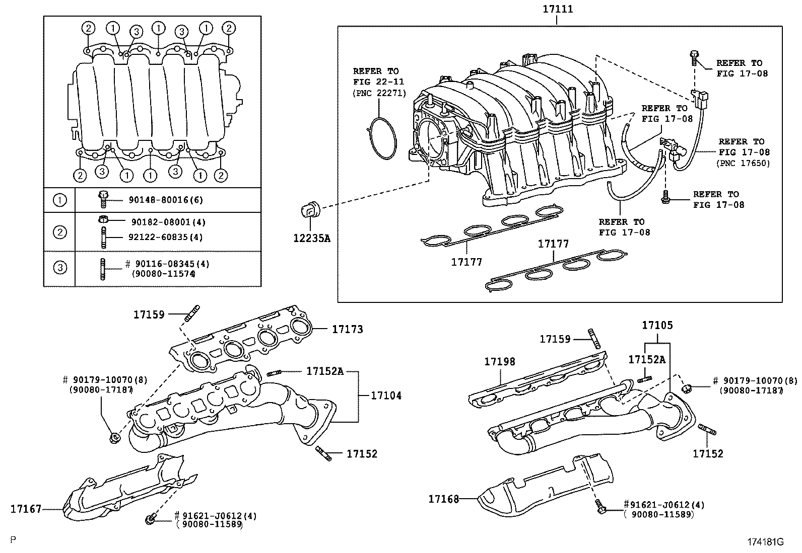 Exploded illustration 174181G
