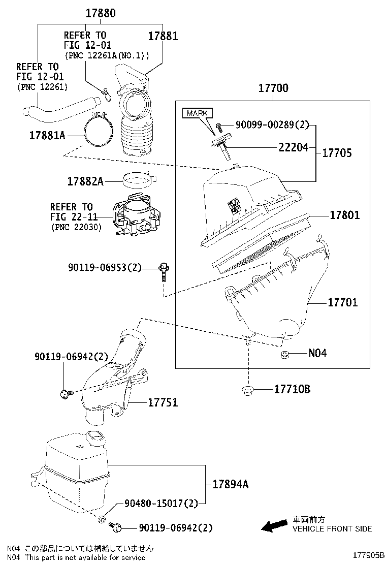 Exploded illustration 177905B