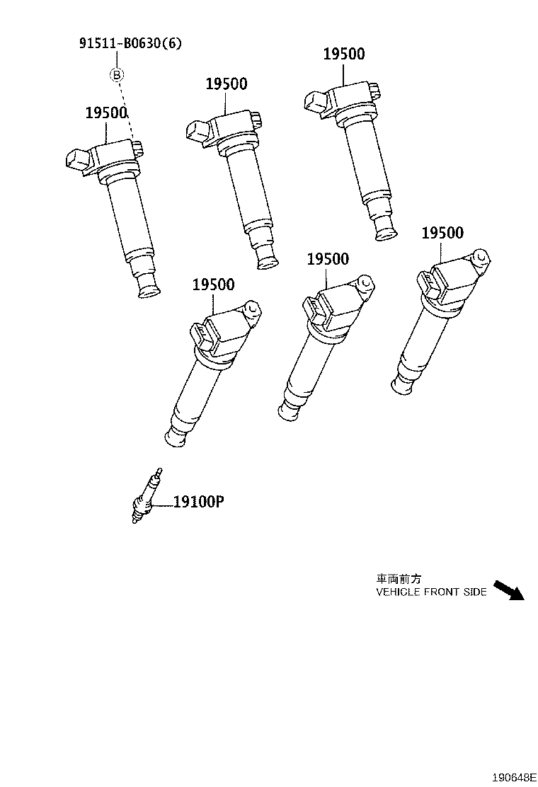 Exploded illustration 190648E