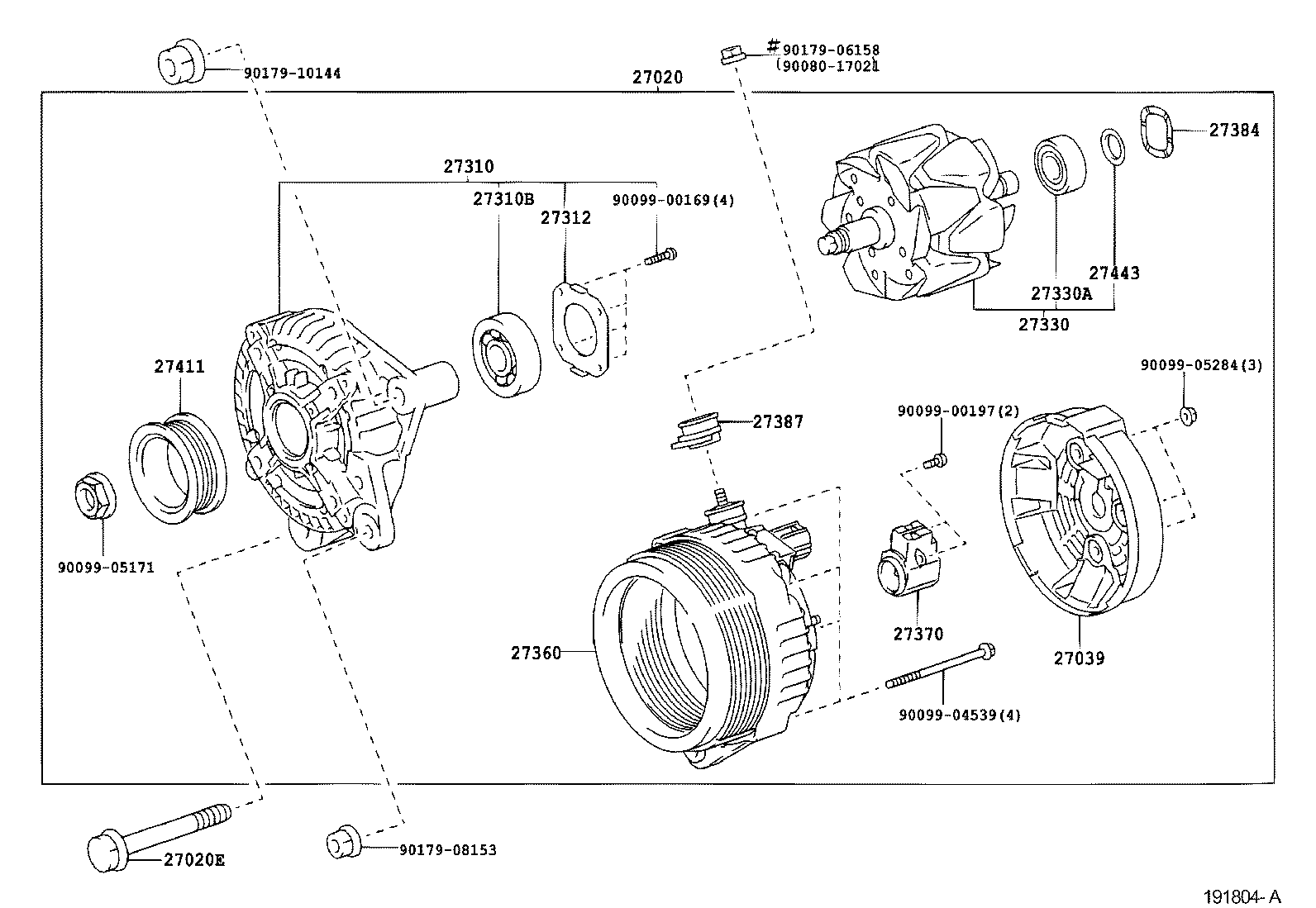 Exploded illustration 191804A