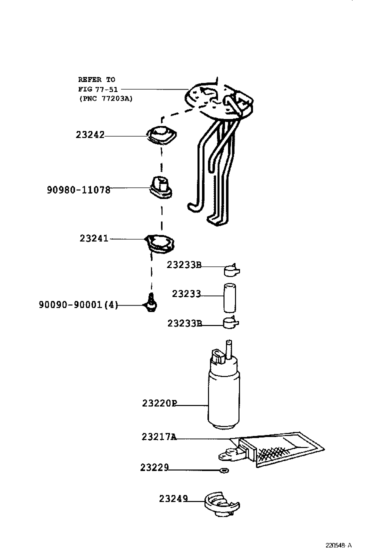 Exploded illustration 220548A