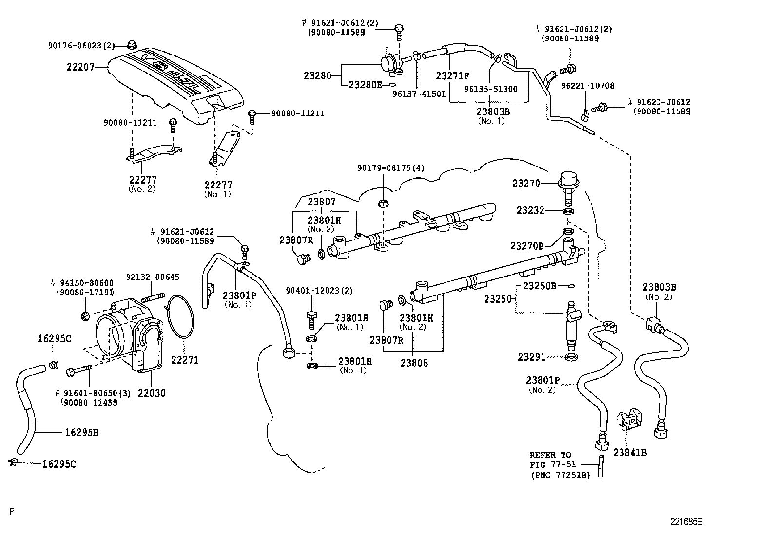 Exploded illustration 221685E
