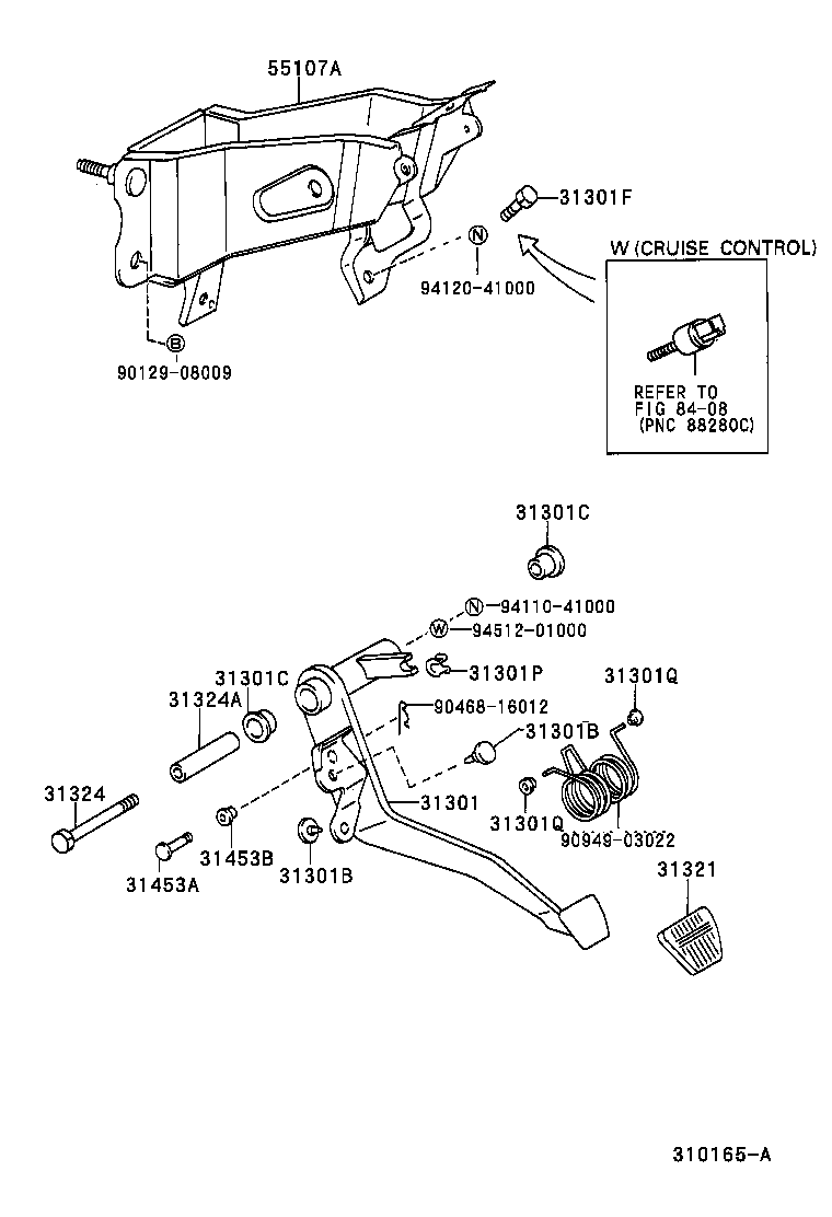 Exploded illustration 310165A