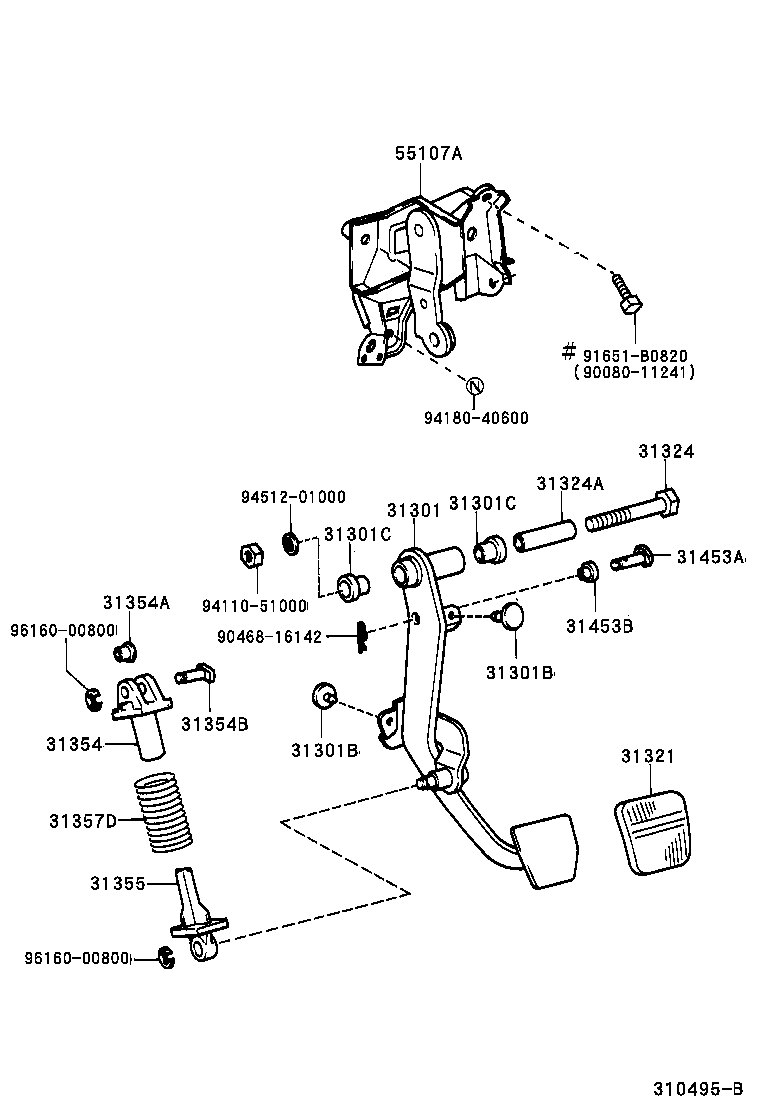 Exploded illustration 310495B