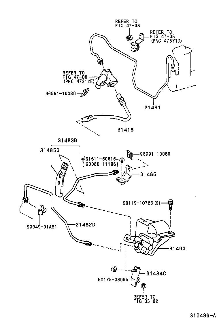 Exploded illustration 310496A
