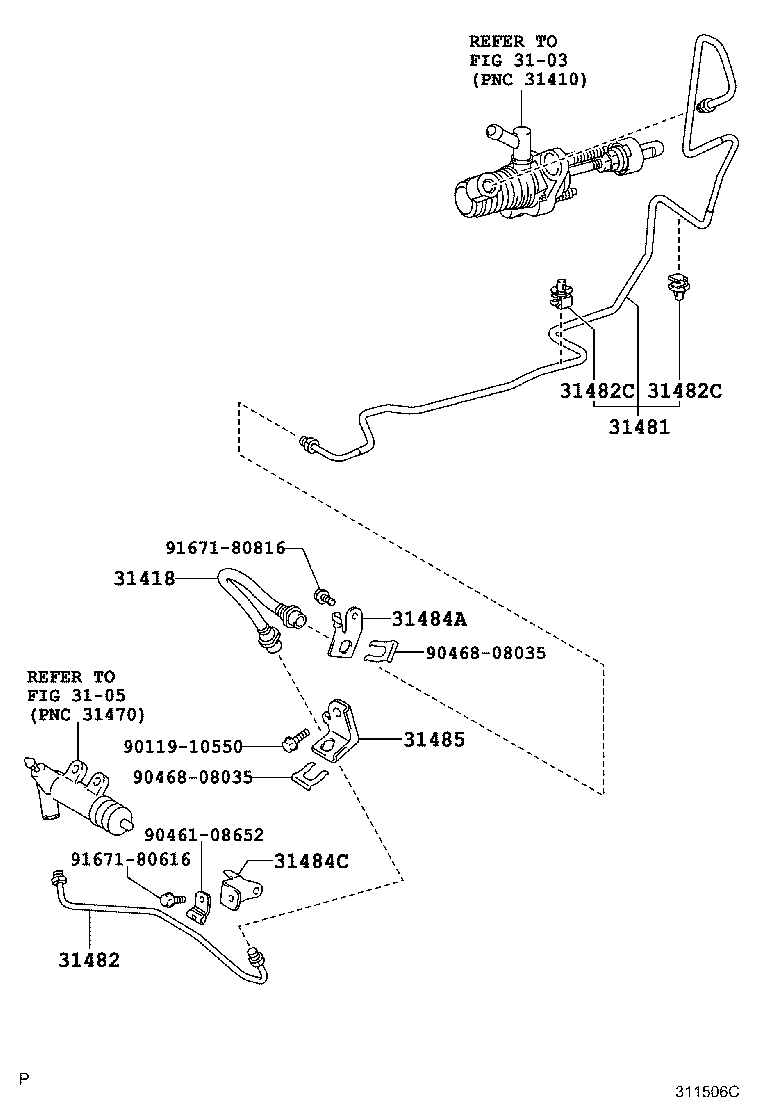 Exploded illustration 311506C