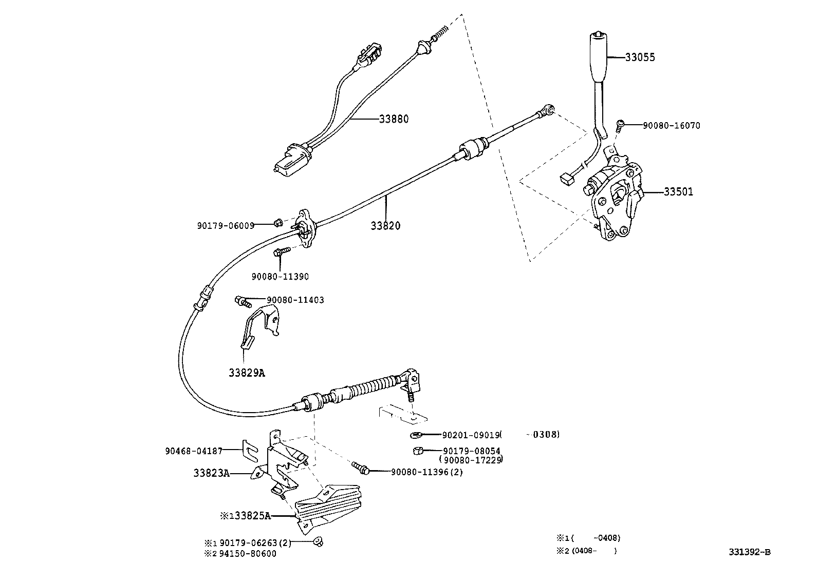 Exploded illustration 331392B