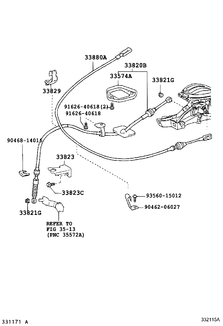 Exploded illustration 332115A