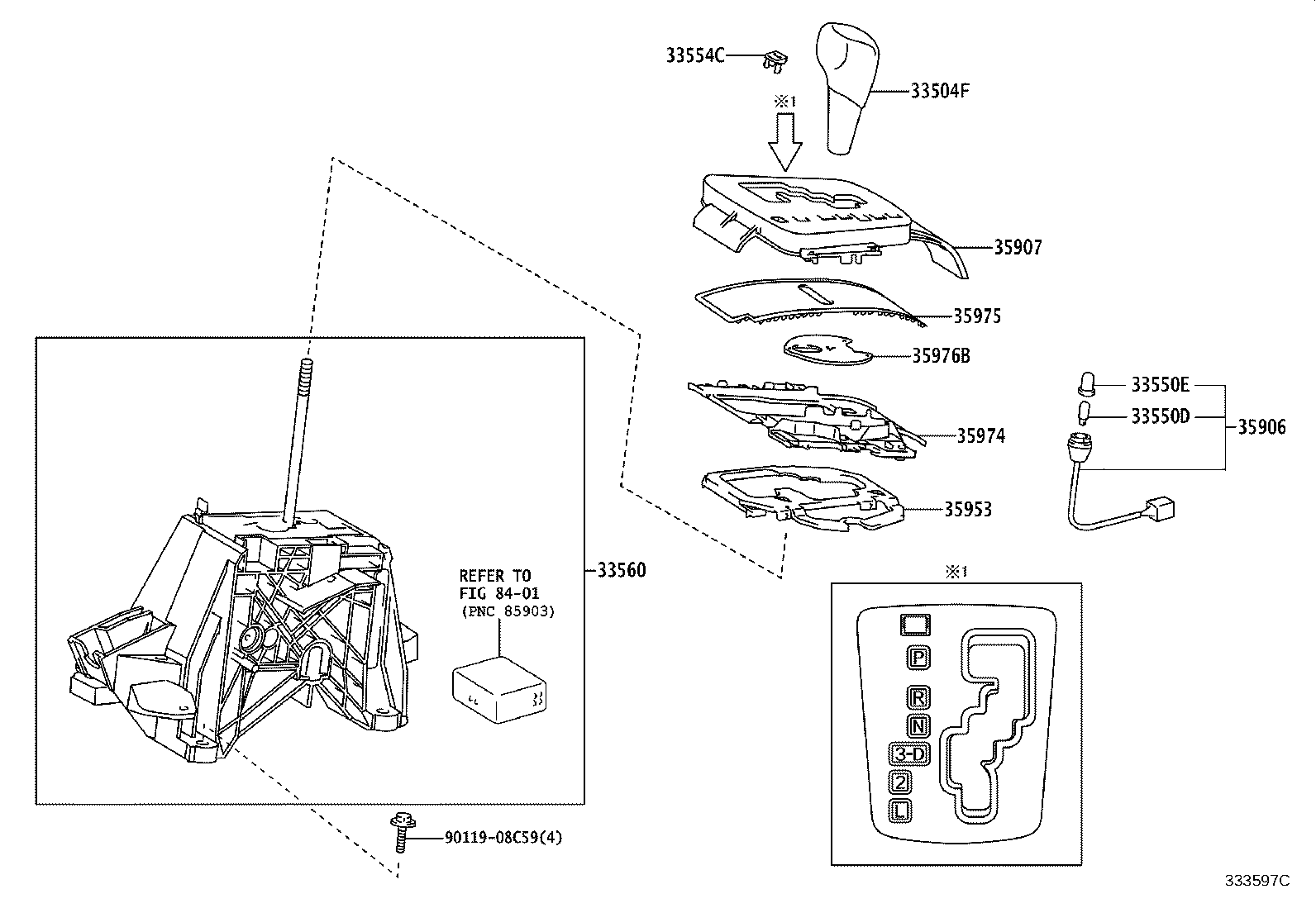 Exploded illustration 333597C