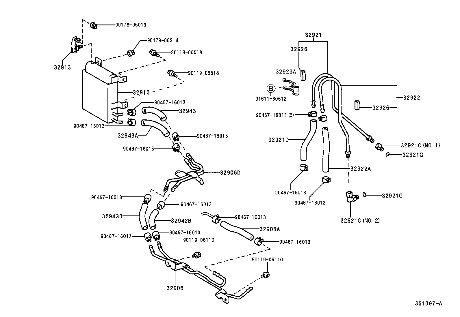 Exploded illustration 351097A