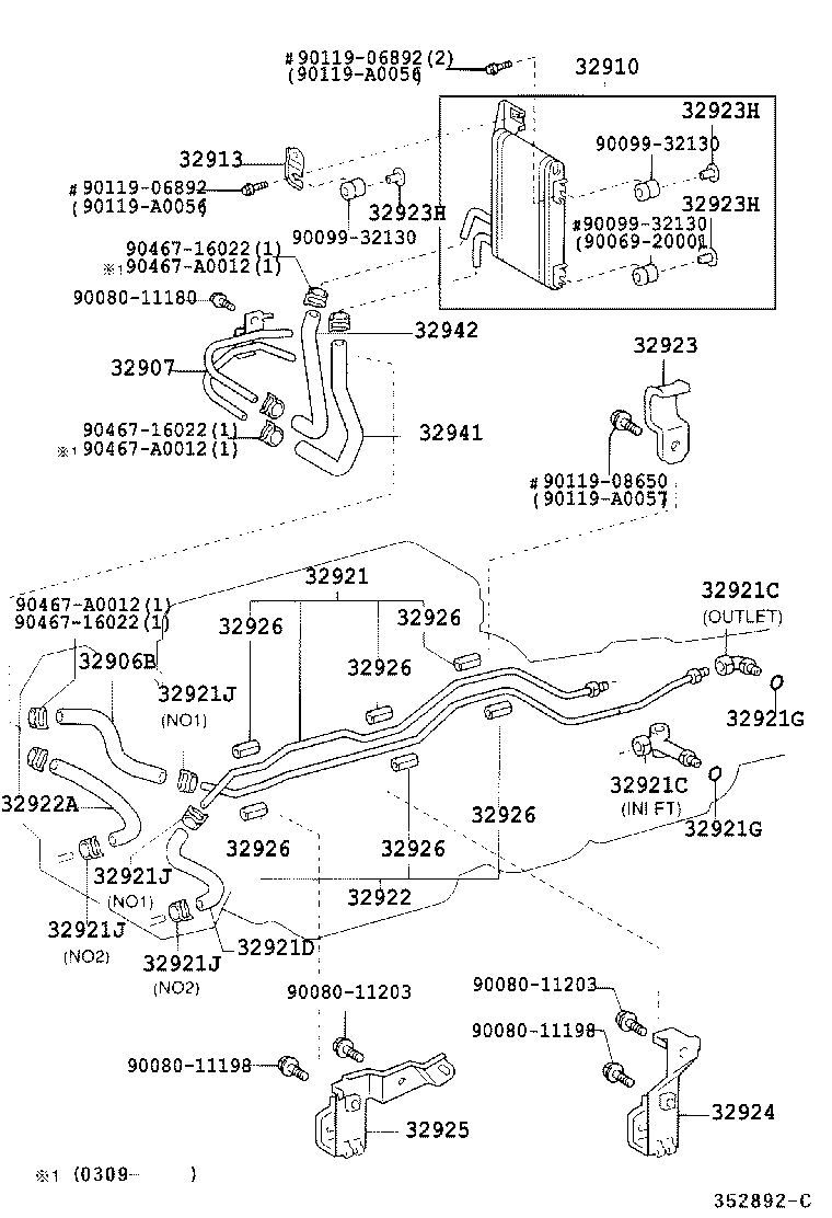 Exploded illustration 352892C