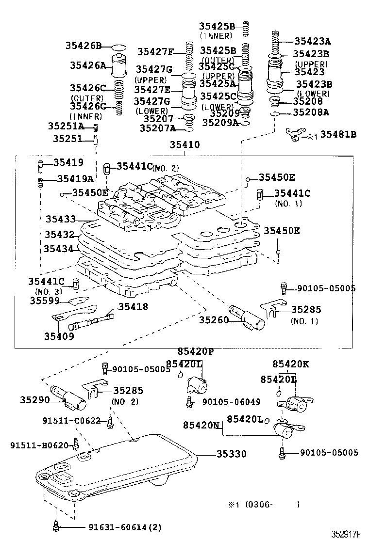 Exploded illustration 352917F
