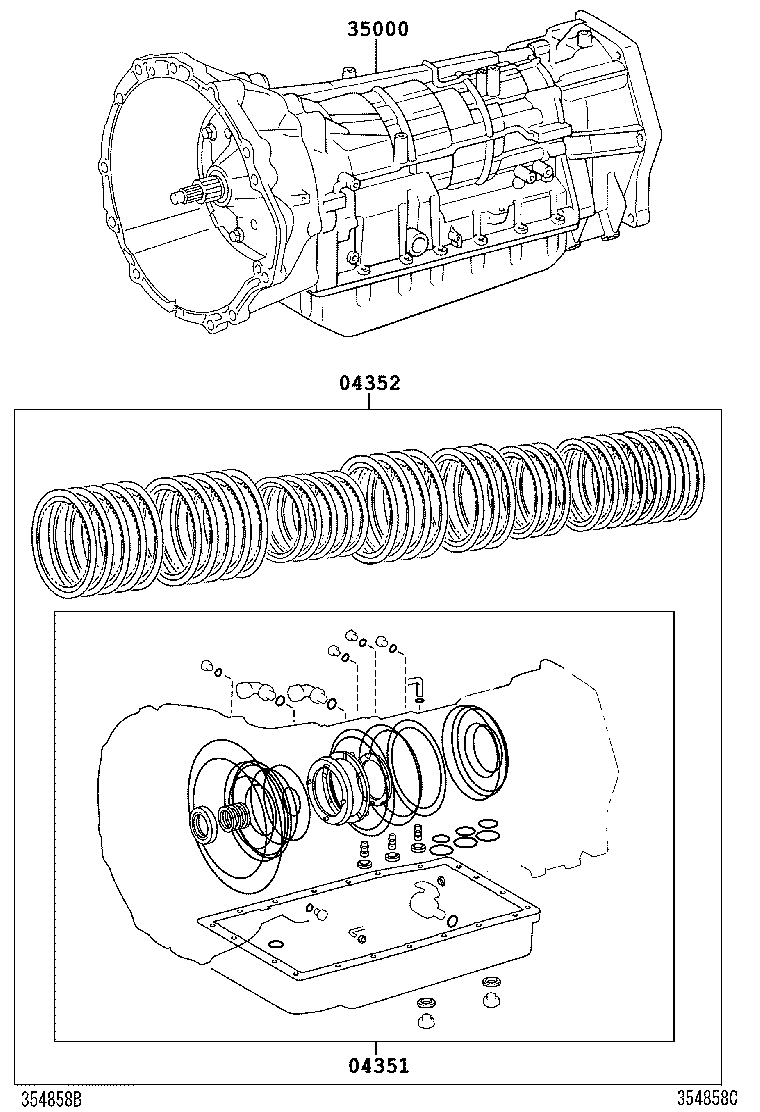 Exploded illustration 354858C