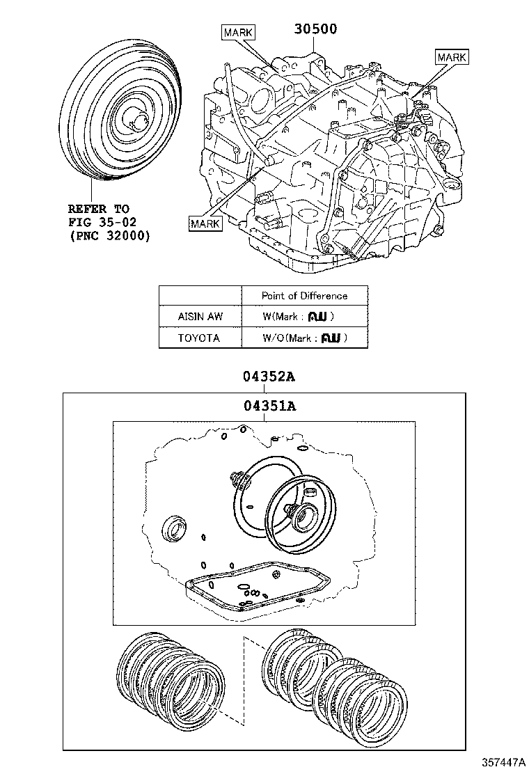 Exploded illustration 357447A