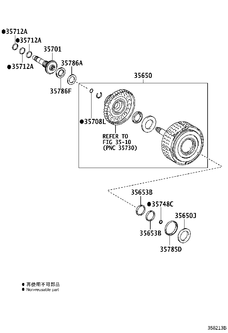 Exploded illustration 358213C