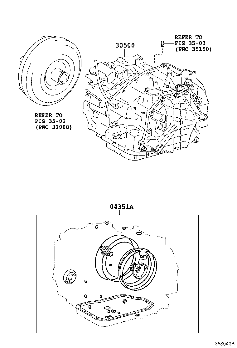 Exploded illustration 358543A