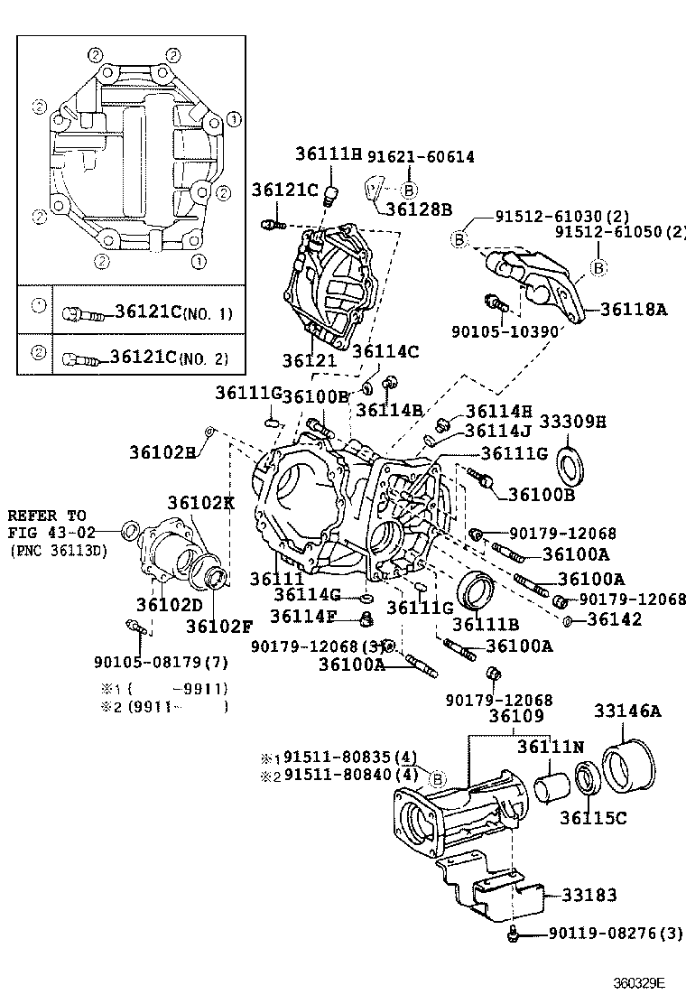 Exploded illustration 360329E