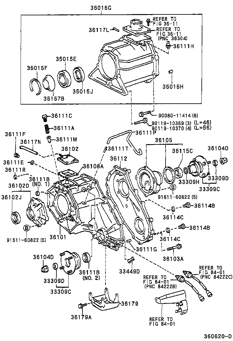 Exploded illustration 360620D