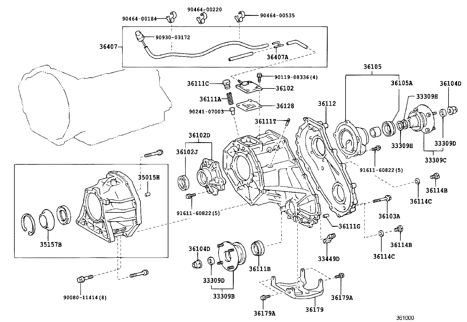 Exploded illustration 361000A