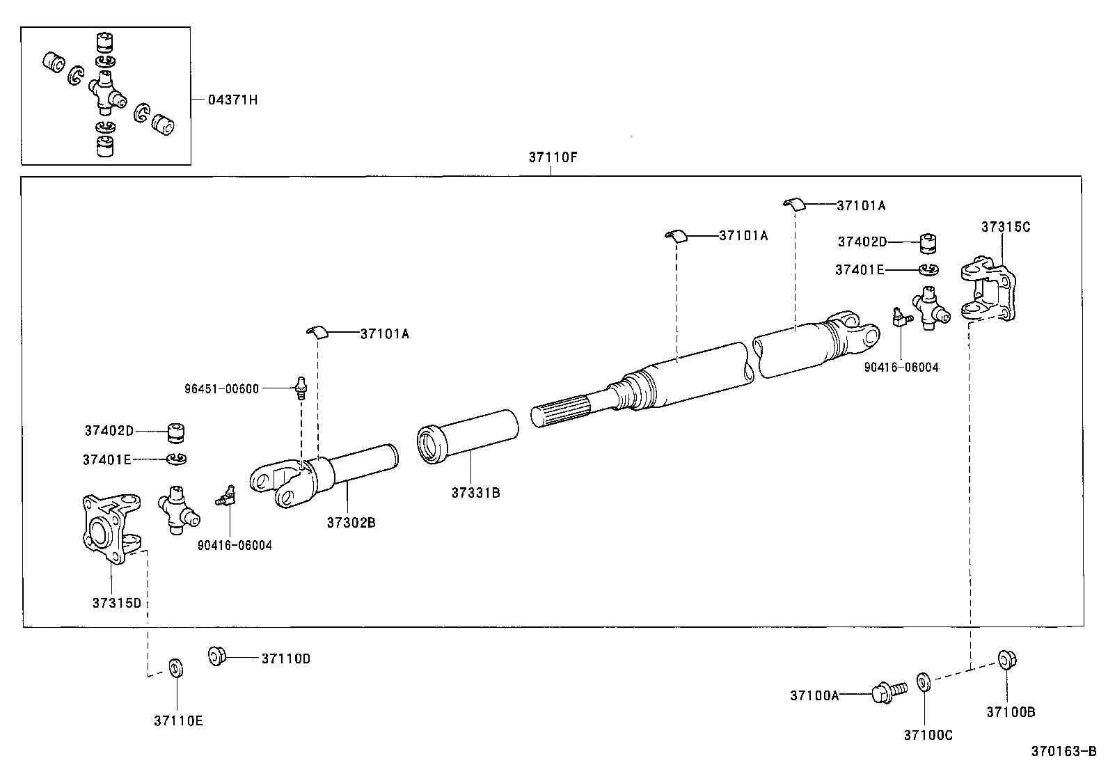 Exploded illustration 370163B
