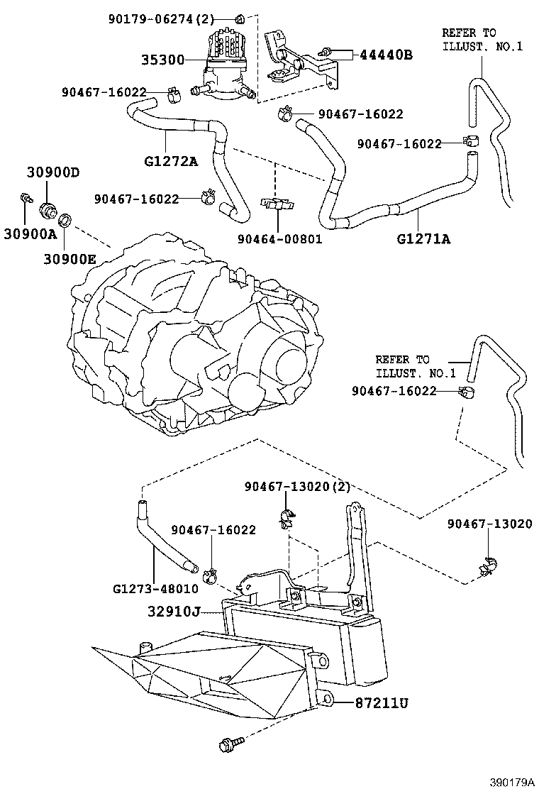 Exploded illustration 390179A