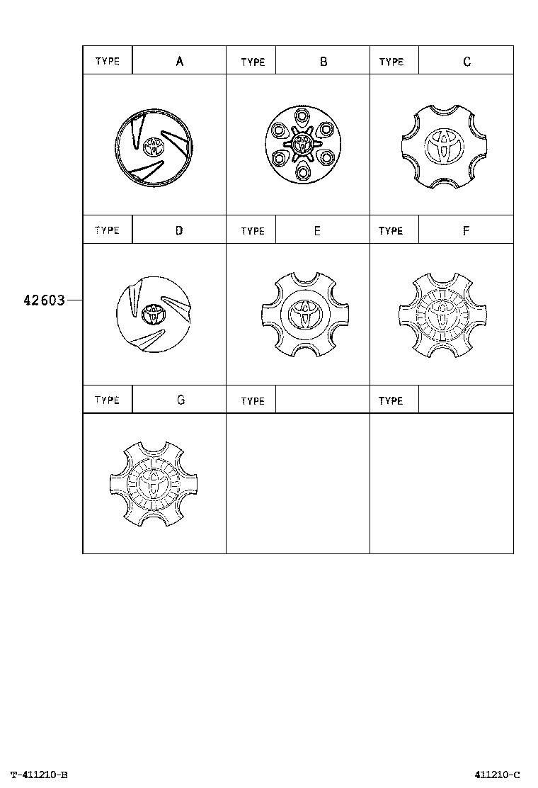 Exploded illustration 411210C