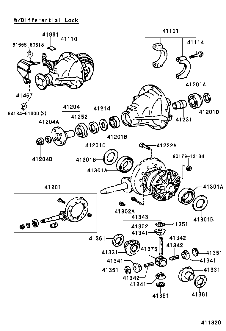 Exploded illustration 411320