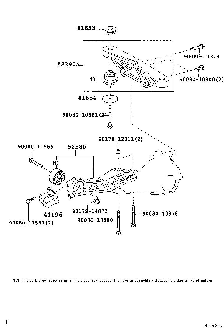 Exploded illustration 411768A