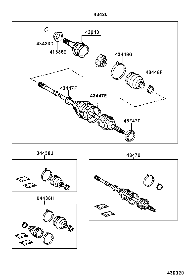 Exploded illustration 430020