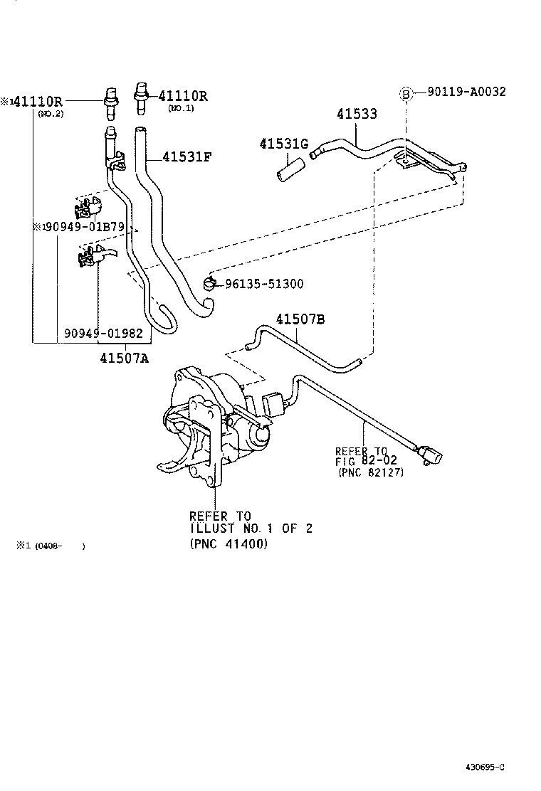 Exploded illustration 430695C