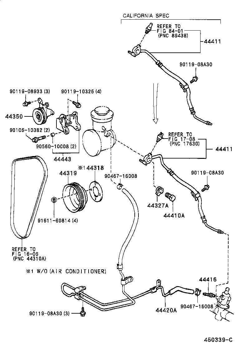 Exploded illustration 450339C