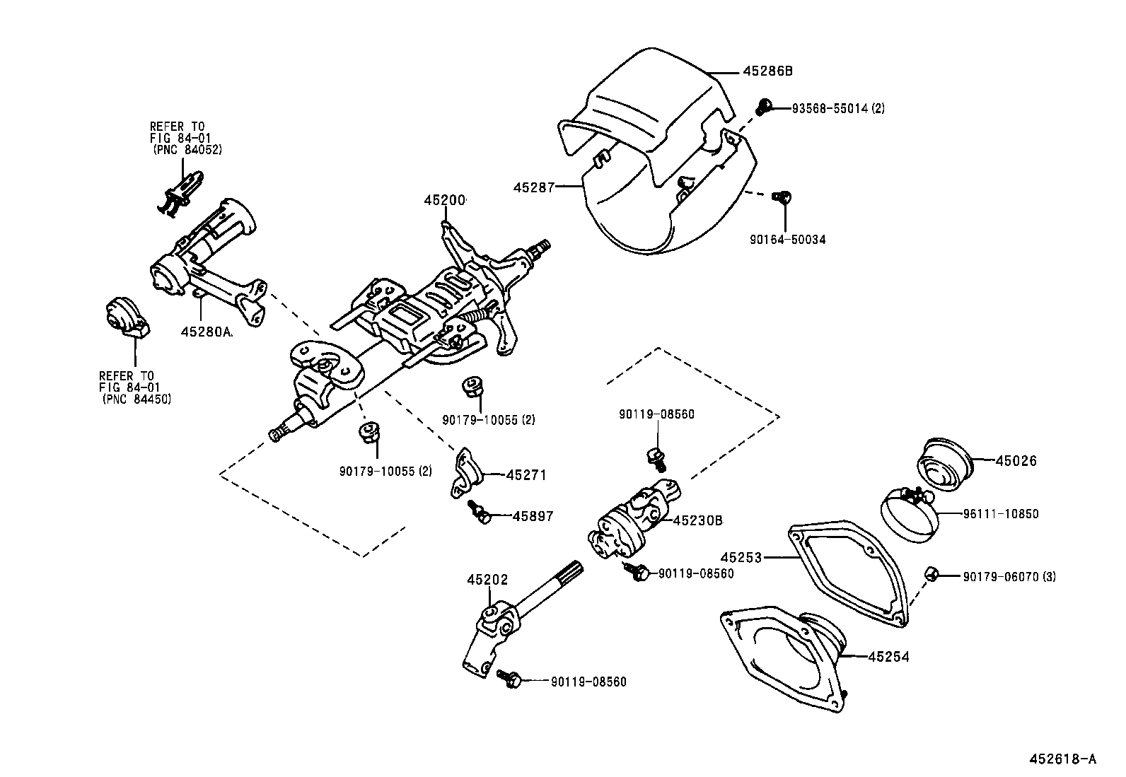 Exploded illustration 452618A