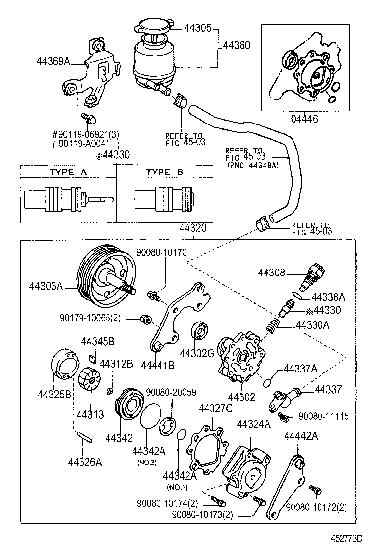 Exploded illustration 452773D