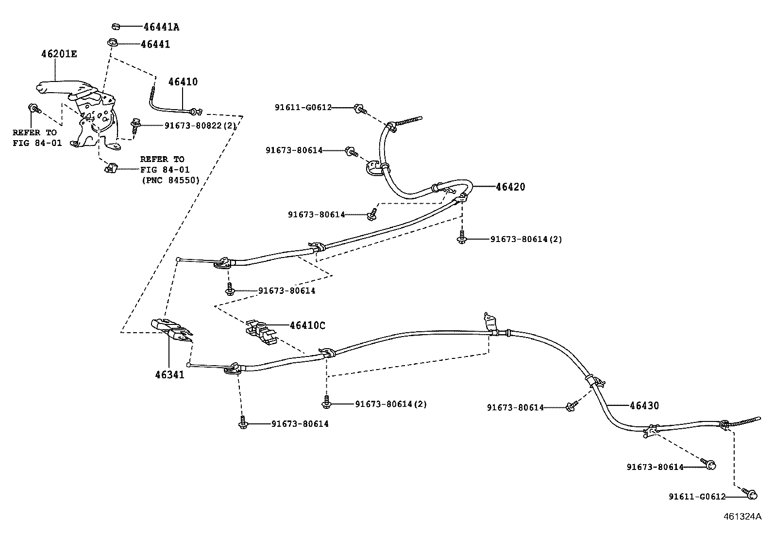 Exploded illustration 461324A