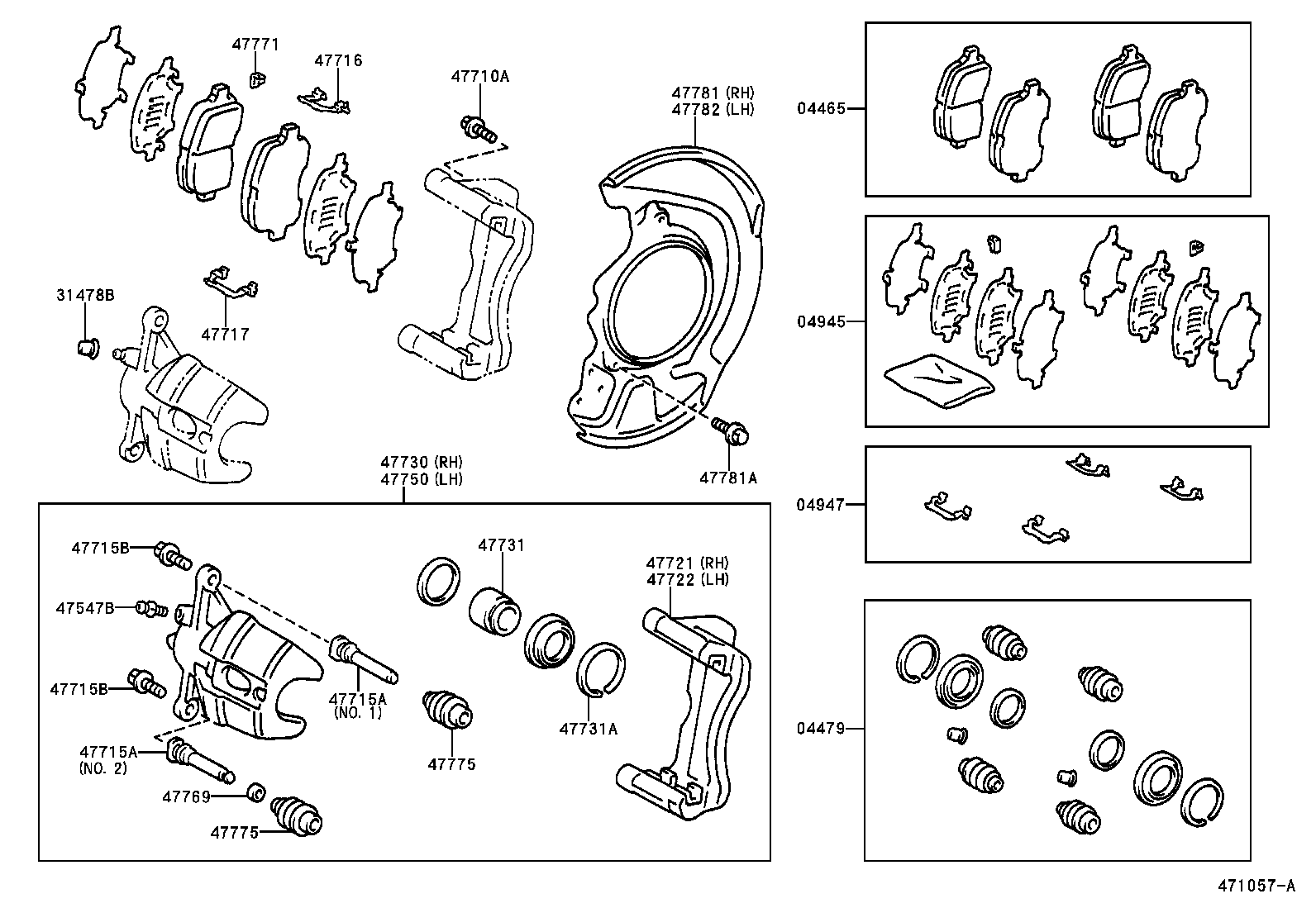 Exploded illustration 471057A