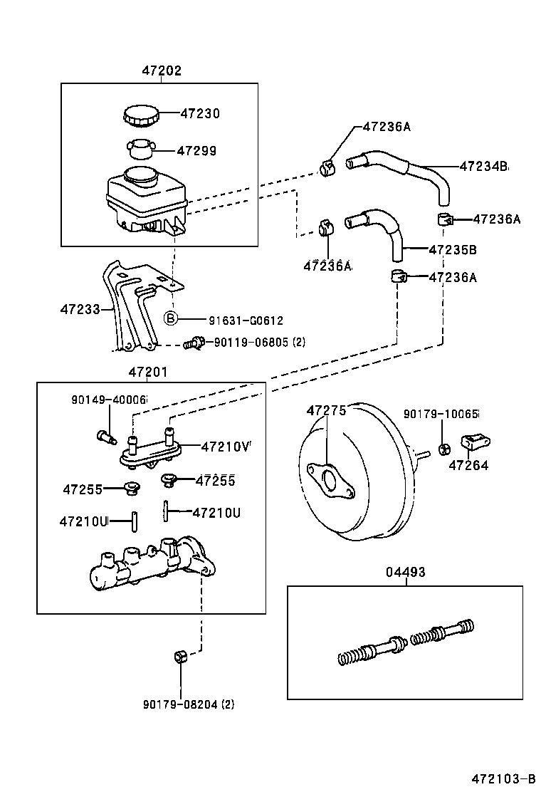 Exploded illustration 472103B