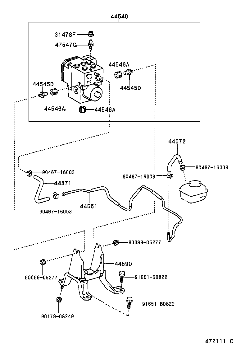 Exploded illustration 472111C