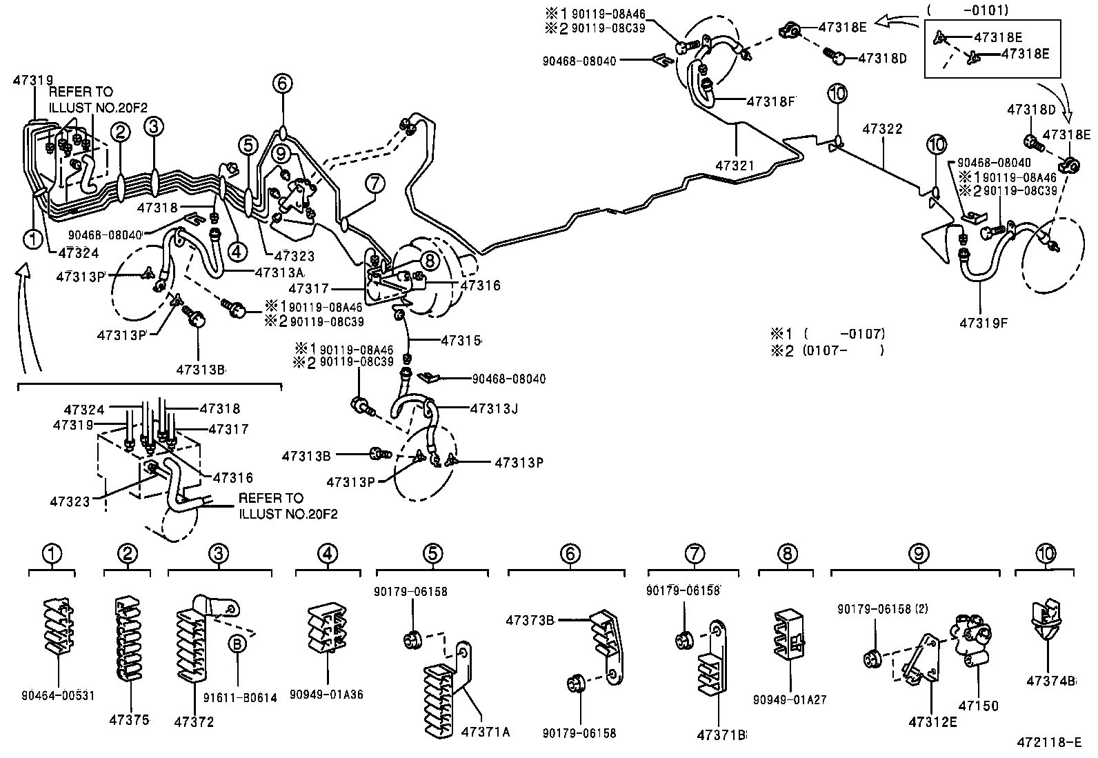Exploded illustration 472118E