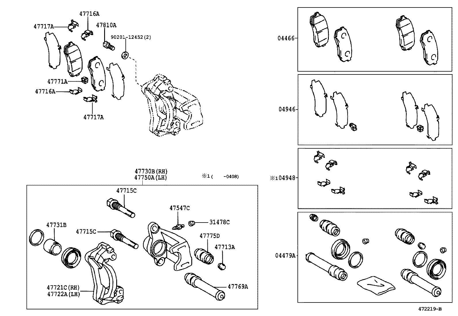 Exploded illustration 472219B