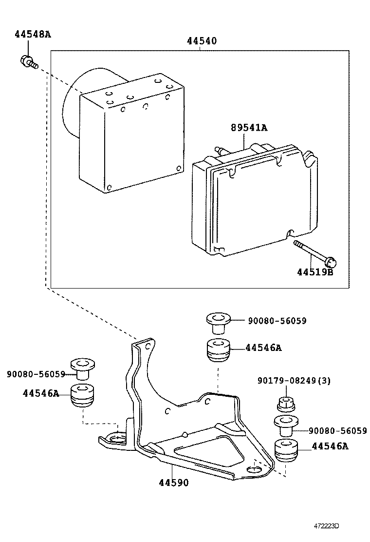 Exploded illustration 472223D