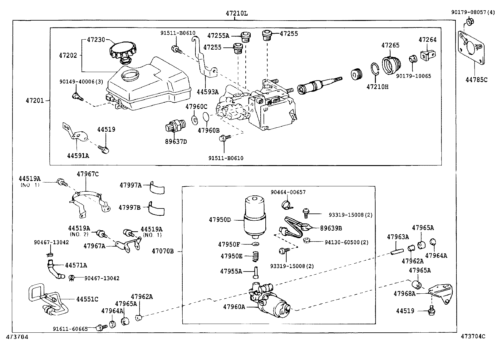 Exploded illustration 473704C