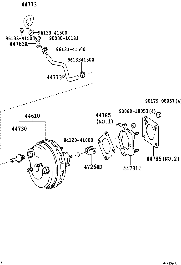 Exploded illustration 474182C