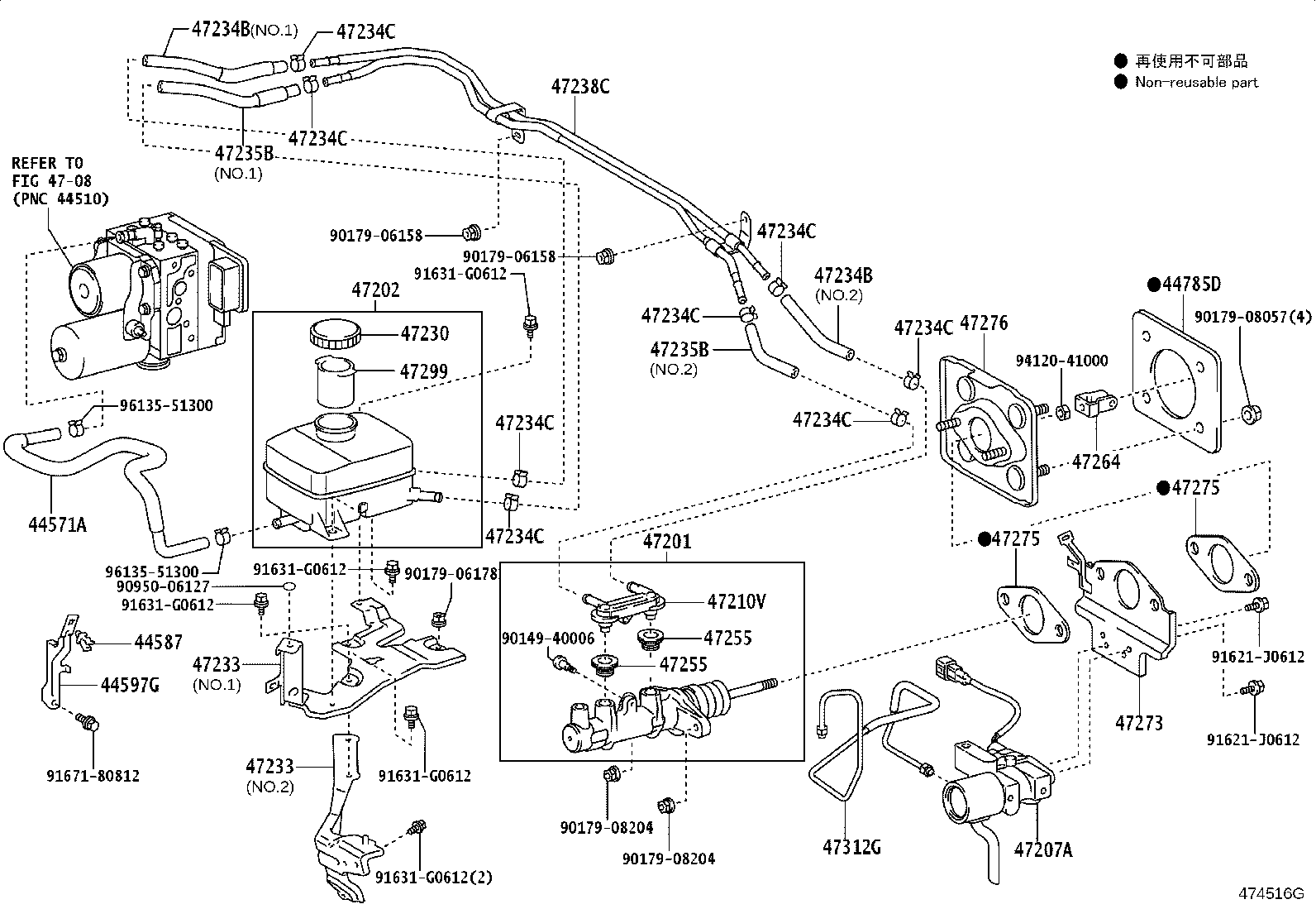 Exploded illustration 474516G